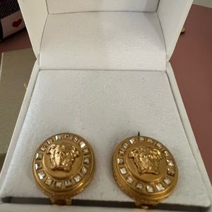 Versace Medusa Clip on Earrings